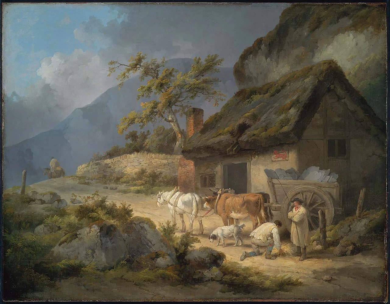 Carrettieri con carico di ardesia - Museum of Fine Arts Boston